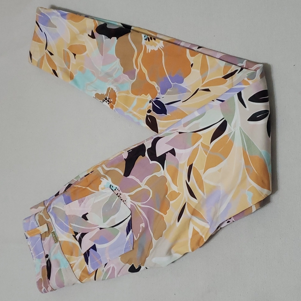 Marciano Floral High Rise Skinny Jeans